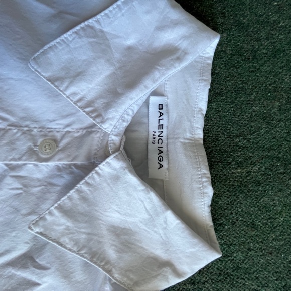 Balenciaga white crop shirt - Picture 3 of 5